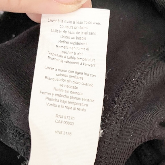 ALO Black Mesh Leggings - Picture 7 of 7